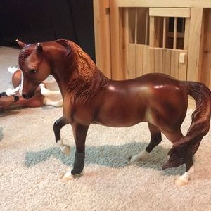 Breyer horse “lets go riding horse”